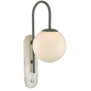 Łazienkowy kinkiet ścienny Deuce DEU0739 Dar Lighting kula 187334 Łazienkowy kinkiet ścienny Deuce DEU0739 Dar Lighting kula 187334