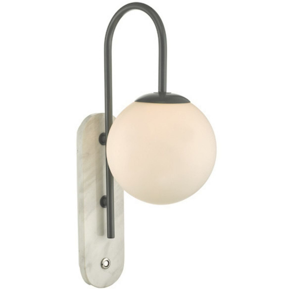 Łazienkowy kinkiet ścienny Deuce DEU0739 Dar Lighting kula 187334