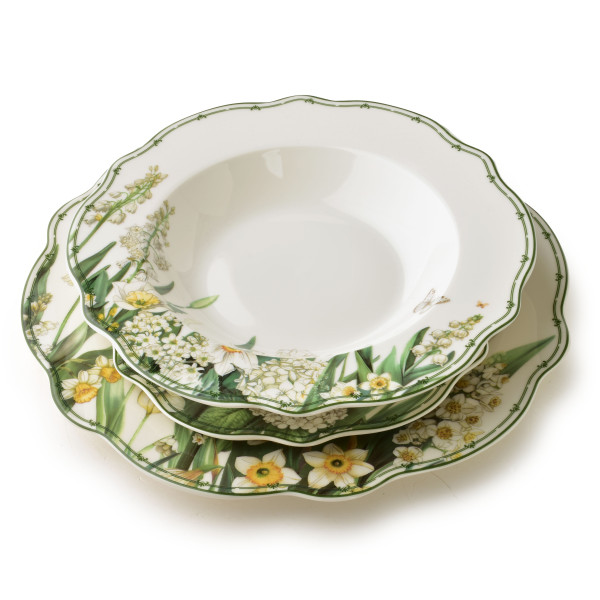 LEA ELEGANT Komplet 18 części 27cm obiad/19,5cm deser/22cm głęboki 801251