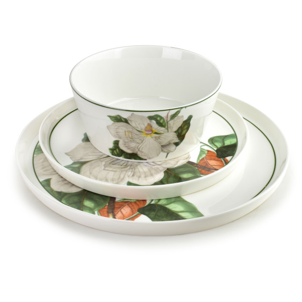 LEA TREE Komplet obiadowy 18części 26cm obiad/21cm deser/15cm miska 801252