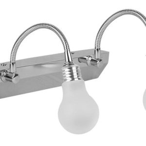 Led LAMPA acrylic kinkiet 2x2w led chrom biały 794876 Led LAMPA acrylic kinkiet 2x2w led chrom biały 794876