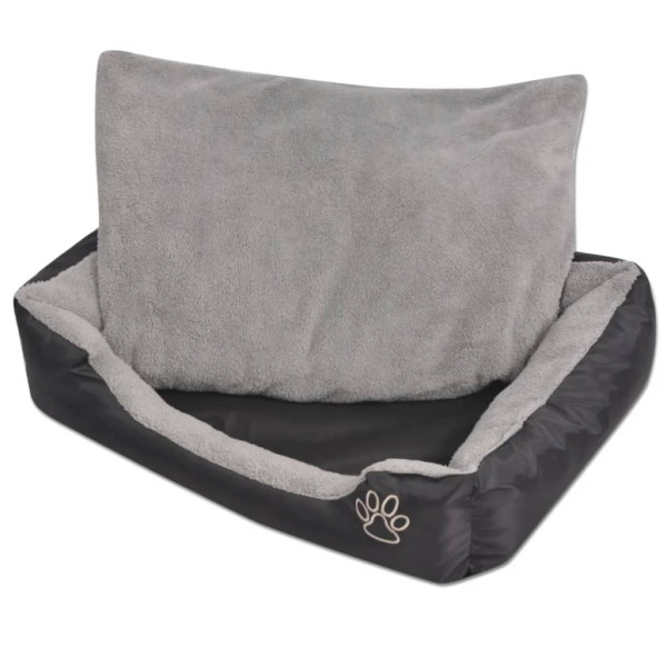Legowisko dla psa Czarny xl Tkanina vidaXL 383826