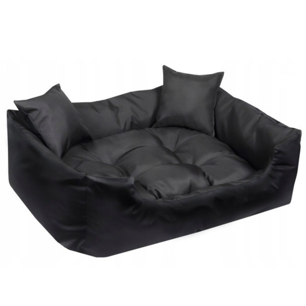 Legowisko Dla Psa Wodoodporne Posłanie Kanapa Sofa 55X45 Cm Czarne 750423