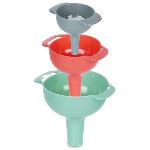 Lejek kuchenny i sitko 10/8/6 cm 4 el. 798427 Lejek kuchenny i sitko 10/8/6 cm 4 el. 798427