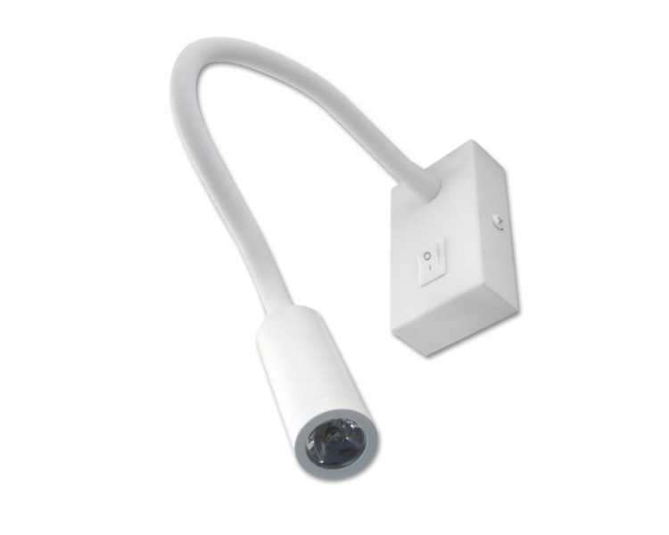 Leo LED kinkiet 1-punktowy biały do czytania 1047848