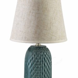 LETI GREY Lampa stołowa 9.5x20x29cm 996329 LETI GREY Lampa stołowa 9.5x20x29cm 996329