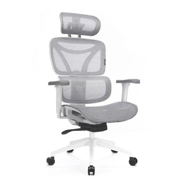 LEVANO SYSTEM Fotel ergonomiczny Control Series Biały 202519