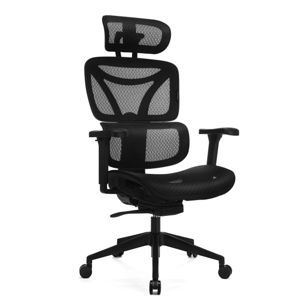 LEVANO SYSTEM Fotel ergonomiczny Control Series Czarny 211542