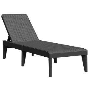 Leżak, antracytowy, 186x60x29 cm, PP 604845 Leżak, antracytowy, 186x60x29 cm, PP 604845