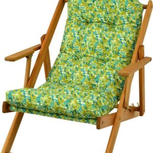 Leżak drewniany poduszka na leżak komplet BORNEO I 380 190569