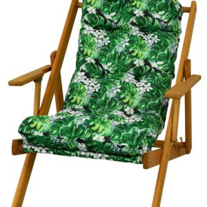 Leżak drewniany poduszka na leżak komplet BORNEO I 484 190556 Leżak drewniany poduszka na leżak komplet BORNEO I 484 190556