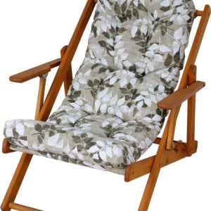 Leżak drewniany poduszka na leżak komplet BORNEO I 576 190560 Leżak drewniany poduszka na leżak komplet BORNEO I 576 190560