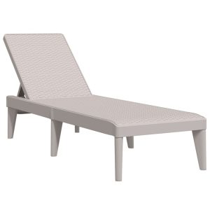 Leżak, kolor cappuccino, 186x60x29 cm, PP 604863 Leżak, kolor cappuccino, 186x60x29 cm, PP 604863