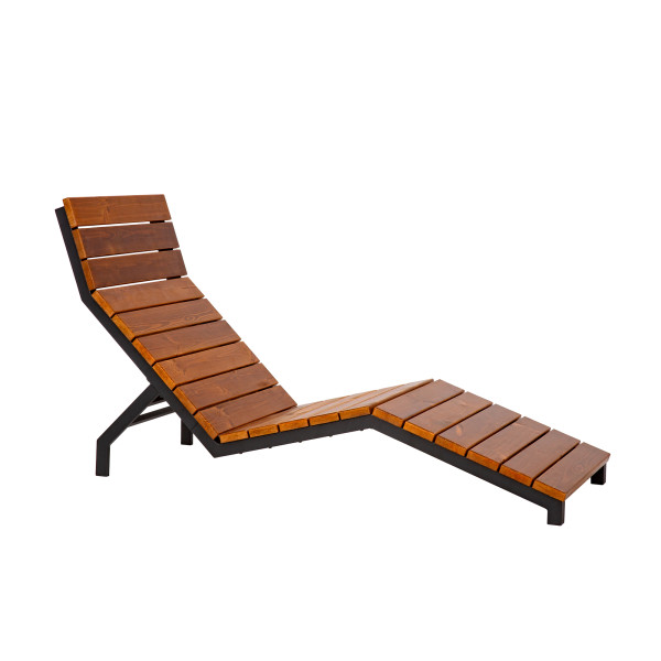 Leżak miejski Park orzech złocisty PATIO 698480