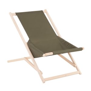 Leżak ogrodowy drewniany Komfort khaki PATIO 698469
