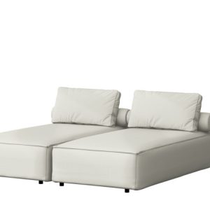 Leżak ogrodowy dwuosobowy MALIBU na taras, tkanina Odyssey, Kremowy 550211