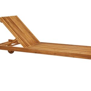 Leżak ogrodowy jasne drewno akacjowe 297798 Leżak ogrodowy jasne drewno akacjowe 297798