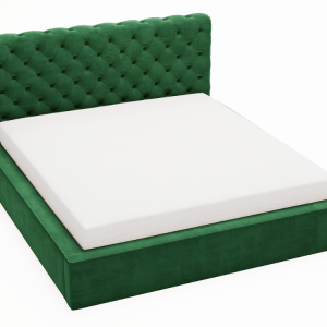 Łóżko chesterfield APOLLO 120×200 zielone z pojemnikiem 203665 Łóżko chesterfield APOLLO 120×200 zielone z pojemnikiem 203665
