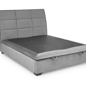 Łóżko CONTINENTAL 2 VELVET 160×200 szare z pojemnikiem/bez materaca 991419 Łóżko CONTINENTAL 2 VELVET 160×200 szare z pojemnikiem/bez materaca 991419