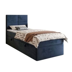 Łóżko CROSS MINI 70×200 Royal Velvet 234 z topperem 220776 Łóżko CROSS MINI 70×200 Royal Velvet 234 z topperem 220776