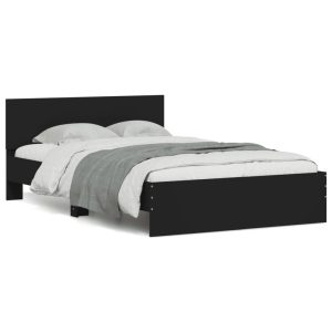 Łóżko Czarne Rama Łóżka Ze Stelażem Do Sypialni Pokoju 120×190 cm 827673 Łóżko Czarne Rama Łóżka Ze Stelażem Do Sypialni Pokoju 120×190 cm 827673