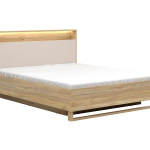 Łóżko Dalva 160×200 ze stelażem i pojemnikiem dąb mauvella/kaszmir 488749 Łóżko Dalva 160×200 ze stelażem i pojemnikiem dąb mauvella/kaszmir 488749
