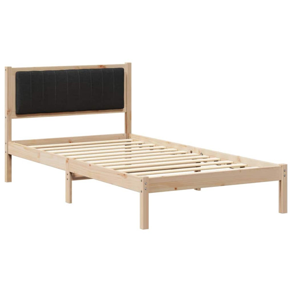 Łóżko Drewniane 100x200 Brązowe Rama Łóżka Jednoosobowe do Sypialni 1102869