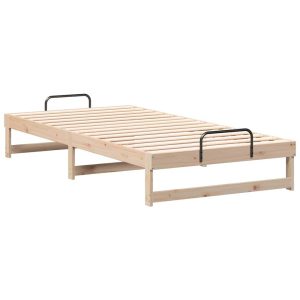 Łóżko Drewniane 100×200 Brązowe Rama Łóżka Jednoosobowe do Sypialni 1102724 Łóżko Drewniane 100×200 Brązowe Rama Łóżka Jednoosobowe do Sypialni 1102724