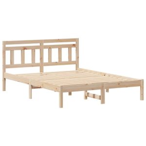 Łóżko Drewniane 120×200 Brązowe Rama Łóżka Dwuosobowe do Sypialni 1102922 Łóżko Drewniane 120×200 Brązowe Rama Łóżka Dwuosobowe do Sypialni 1102922