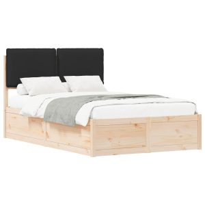 Łóżko Drewniane 120×200 Brązowe Rama Łóżka Dwuosobowe do Sypialni 1103390 Łóżko Drewniane 120×200 Brązowe Rama Łóżka Dwuosobowe do Sypialni 1103390