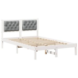 Łóżko Drewniane 120×200 Szare Rama Łóżka ze Stelażem Dwuosobowe do Sypialni 1102271 Łóżko Drewniane 120×200 Szare Rama Łóżka ze Stelażem Dwuosobowe do Sypialni 1102271