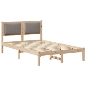 Łóżko Drewniane 120×200 Szare Rama Łóżka ze Stelażem Dwuosobowe do Sypialni 1102351 Łóżko Drewniane 120×200 Szare Rama Łóżka ze Stelażem Dwuosobowe do Sypialni 1102351