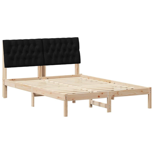 Łóżko Drewniane 160x200 Brązowe Rama Łóżka Dwuosobowe do Sypialni 1102119
