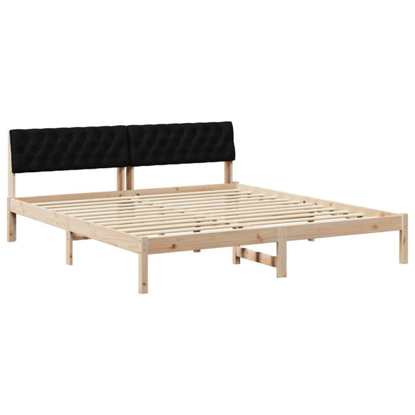 Łóżko Drewniane 180x200 Brązowe Rama Łóżka Dwuosobowe do Sypialni 1102950