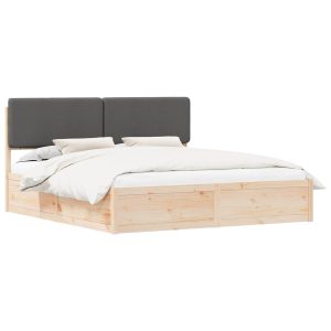 Łóżko Drewniane 200×200 Brązowe Rama Łóżka Dwuosobowe do Sypialni 1103198 Łóżko Drewniane 200×200 Brązowe Rama Łóżka Dwuosobowe do Sypialni 1103198