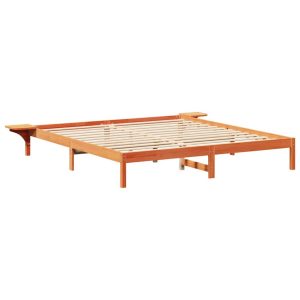 Łóżko Drewniane 200×200 Brązowe Rama Łóżka Dwuosobowe do Sypialni 1103502 Łóżko Drewniane 200×200 Brązowe Rama Łóżka Dwuosobowe do Sypialni 1103502