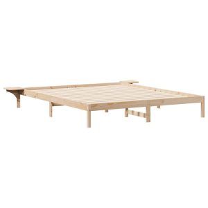 Łóżko Drewniane 200×220 Brązowe Rama Łóżka Dwuosobowe do Sypialni 1102295 Łóżko Drewniane 200×220 Brązowe Rama Łóżka Dwuosobowe do Sypialni 1102295