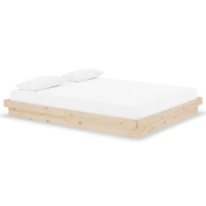 Łóżko Drewniane Brązowe Rama Łóżka Stelaż Do Pokoju Sypialni 160×200 cm 842660 Łóżko Drewniane Brązowe Rama Łóżka Stelaż Do Pokoju Sypialni 160×200 cm 842660