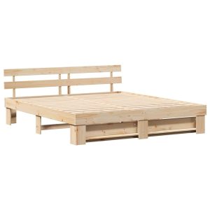 Łóżko Drewniane Brązowe Rama Łóżka Stelaż Do Pokoju Sypialni 180 x 200 cm 830908 Łóżko Drewniane Brązowe Rama Łóżka Stelaż Do Pokoju Sypialni 180 x 200 cm 830908