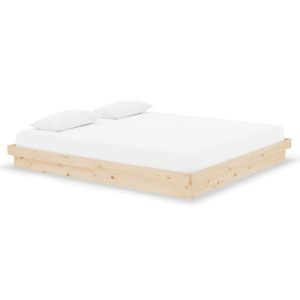 Łóżko Drewniane Brązowe Rama Łóżka Stelaż Do Pokoju Sypialni 180×200 cm 842887 Łóżko Drewniane Brązowe Rama Łóżka Stelaż Do Pokoju Sypialni 180×200 cm 842887