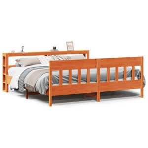 Łóżko Drewniane Brązowe Rama Łóżka Stelaż Do Pokoju Sypialni 180×200 cm 843480 Łóżko Drewniane Brązowe Rama Łóżka Stelaż Do Pokoju Sypialni 180×200 cm 843480