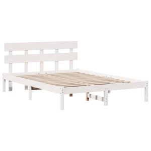 Łóżko Drewniane Brązowe Rama Łóżka Ze Stelażem Sypialnia Pokój 140 x 200 cm 837109 Łóżko Drewniane Brązowe Rama Łóżka Ze Stelażem Sypialnia Pokój 140 x 200 cm 837109