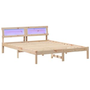 Łóżko Drewniane Brązowe Rama Łóżka Ze Stelażem Sypialnia Pokój 160 x 200 cm 830468 Łóżko Drewniane Brązowe Rama Łóżka Ze Stelażem Sypialnia Pokój 160 x 200 cm 830468