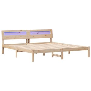 Łóżko Drewniane Brązowe Rama Łóżka Ze Stelażem Sypialnia Pokój 180 x 200 cm 837327 Łóżko Drewniane Brązowe Rama Łóżka Ze Stelażem Sypialnia Pokój 180 x 200 cm 837327