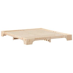Łóżko Drewniane Brązowe Rama Łóżka Ze Stelażem Sypialnia Pokój 180 x 210 cm 841738 Łóżko Drewniane Brązowe Rama Łóżka Ze Stelażem Sypialnia Pokój 180 x 210 cm 841738