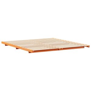 Łóżko Drewniane Brązowe Rama Łóżka Ze Stelażem Sypialnia Pokój 180 x 210 cm 843241 Łóżko Drewniane Brązowe Rama Łóżka Ze Stelażem Sypialnia Pokój 180 x 210 cm 843241