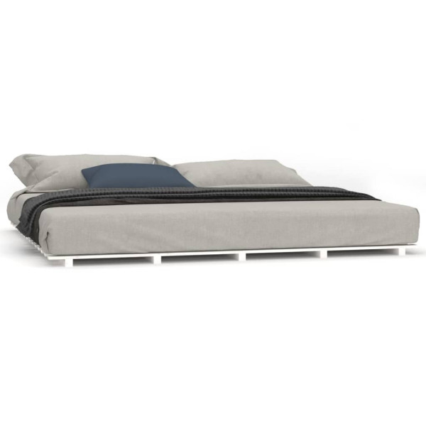 Łóżko Drewniane Rama Łóżka Sofa Biała Do Sypialni Pokoju 180x200 cm 477680