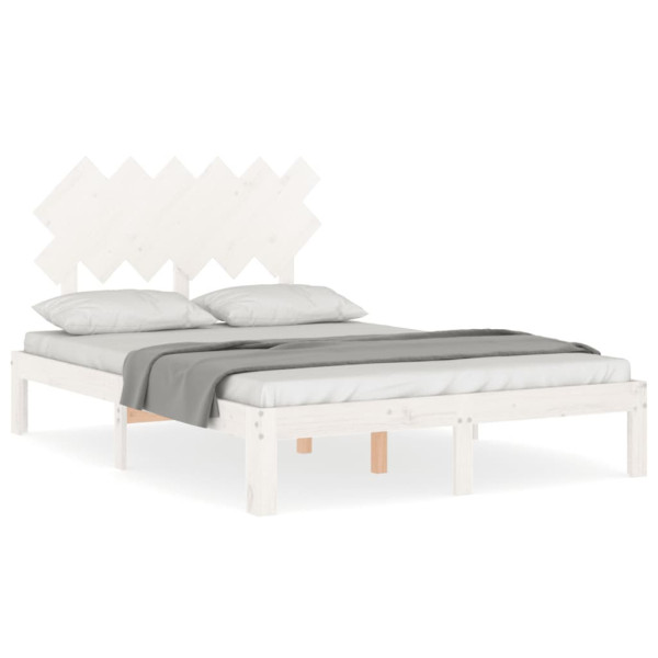 Łóżko Drewniane Rama Łóżka Sofa Biała Do Sypialni Pokoju 720926