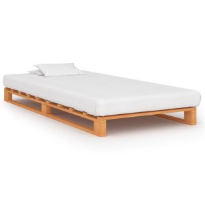 Łóżko Drewniane Rama Łóżka Sofa Brązowe Do Sypialni Pokoju 100 x 200 cm 723025 Łóżko Drewniane Rama Łóżka Sofa Brązowe Do Sypialni Pokoju 100 x 200 cm 723025