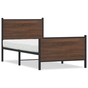 Łóżko Drewniane Rama Łóżka Sofa Brązowe Do Sypialni Pokoju 100×190 cm 679119 Łóżko Drewniane Rama Łóżka Sofa Brązowe Do Sypialni Pokoju 100×190 cm 679119